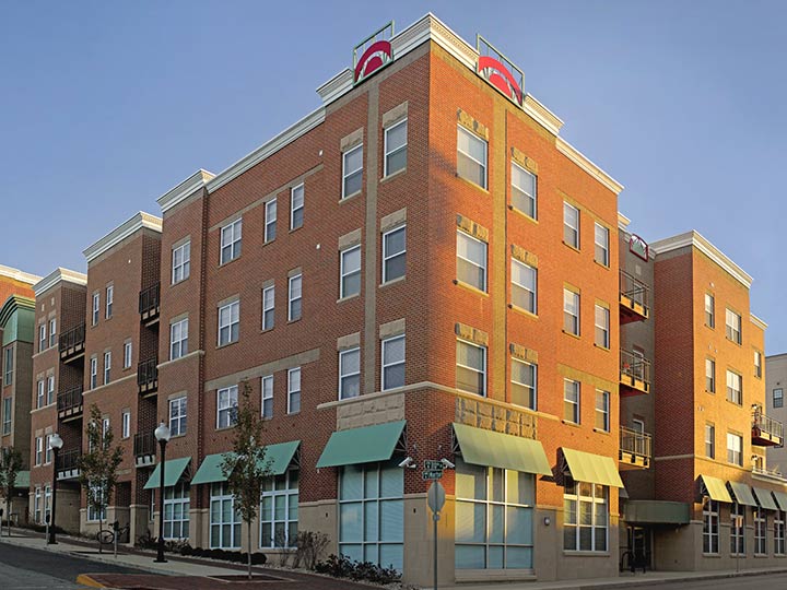 Tenth & College Village-apartments-downtown-bloomington