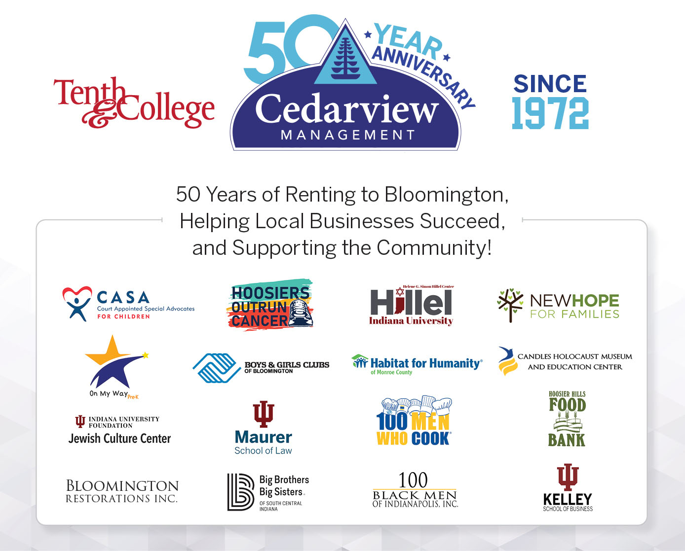 Cedarview Management 50 Year Anniversary